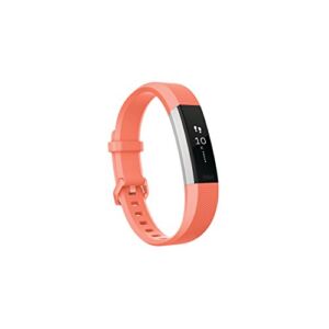 Fitbit Alta HR Activity Tracker Heart Rate Fitness Wristband Small Coral (Renewed)