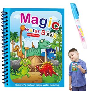 Water Coloring Books | Reusable Paint with Water Books Including Watercolor Pen | Toddlers Preschool Travel Art Toy for Improving Creativity and Imagination Chucheng