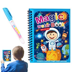 HEOC Water Doodle,Reusable Paint with Water Books Including Watercolor Pen | Toddlers Preschool Travel Art Toy for Improving Creativity and Imagination