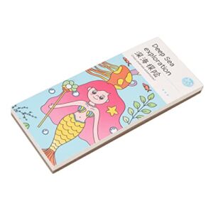 LEYT Water Coloring Book, Pocket Painting Book Cute Portable Color Recognition for Travel (Deep Sea)