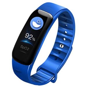 YZPFSD Fitness Tracker with Step Counter/Calories/Stopwatch Activity Tracker with Heart Rate Monitor Health Tracker with Sleep Tracker Smartwatch Pedometer Watch for Women Men Kids,Blue