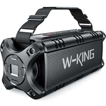 Bluetooth Speaker, W-KING 50W Powerful Bluetooth Speaker Loud IPX6 Waterproof, Large Outdoor Portable Speaker Wireless for Deep Bass/Bluetooth 5.0/Power Bank/40H Playtime/TF-Card/AUX/NFC/EQ | The Storepaperoomates Retail Market - Fast Affordable Shopping
