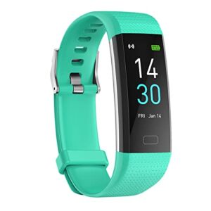 IP68 Waterproof Smart Watch,Heart Rate Monitor Blood Pressure Fitness Activity Tracker,Smart Bracelet S5 Bracelet Temperature Check Health Management 10 Colors 16 Sport Modes Black-White (B)