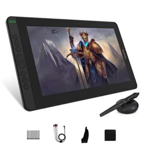 HUION KAMVAS 13 Drawing Tablet with Screen Full-Laminated Digital Art Tablet with Battery-Free Pen PW517, 13.3inch Graphics Tablet for Artist & Designer, Compatible with Mac, Windows, Android & Linux