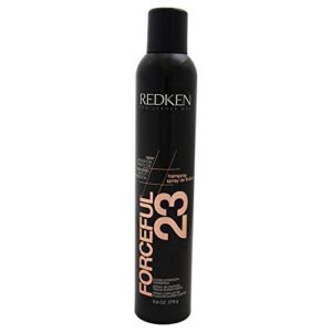 Redken Forceful 23 Super Strength Hairspray | For All Hair Types | Provides Long-Lasting Anti-Frizz Protection & Shine | 9.8 Oz