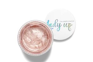 Lady Up Body Glitter, Holographic Glitter Gel for Body, Face, Eye, Hair, Nail Glitter, Christmas and Party Makeup (Rose Diamond)