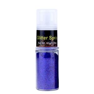 Body Glitter Spray Body Shimmer Spray Glitter Body Spray for Hair Face Nails Body Makeup (Dark Sapphire)