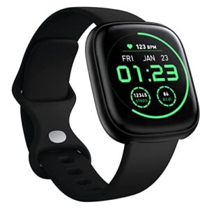 Cuteluding Christmas Holiday Smart Watch, Touch Screen Smartwatch for Android iPhone, IP68 Waterproof Fitness Tracker with Heart Rate and Sleep Monitor Smart Watches for Men Women