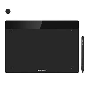 XPPen Deco Fun L Graphic Drawing Tablets 10×6 Inches Digital Drawing Pad Art Tablet with 8192 Levels of Pressure Battery-Free Stylus for Digital Drawing, Animation, Online Teaching(Black)