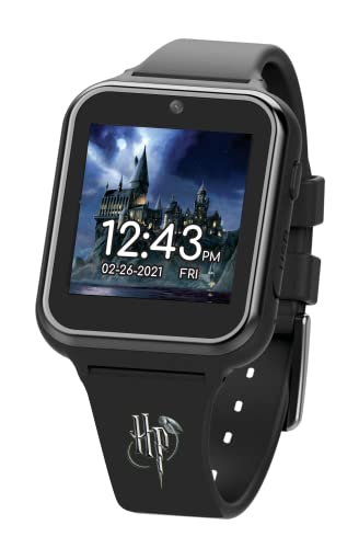 Accutime Kids Harry Potter Educational Learning Touchscreen Black Smart Watch Toy with Black Strap for Girls, Boys, Toddlers – Selfie Cam, Games, Alarm, Calculator, Pedometer (Model: HP4096AZ) | The Storepaperoomates Retail Market - Fast Affordable Shopping