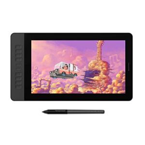 GAOMON PD1561 15.6 Inches Full HD IPS Pen Display with 8192 Levels Pressure Sensitive Tilt Support Battery-Free Pen and 10 Shortcut Keys Graphics Drawing Tablet Monitor