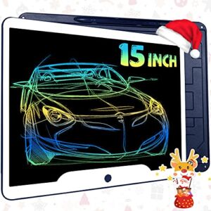 Richgv LCD Writing Tablet 15 Inch Electronic Graphics Tablets Doodle Pads Digital Ewriter, Portable Drawing Board for Kids and Adults at Home, School Office Business Handwriting Pad