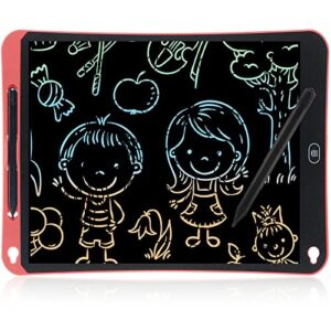 LCD Writing Tablet for Kids 15 Inch Colorful Screen Erasable Doodle Board Drawing Pad Drawing Tablets for Kids Reusable Electronic Doodle Pad Educational Toys Gift for Toddler Kids Girls Boys (Pink)