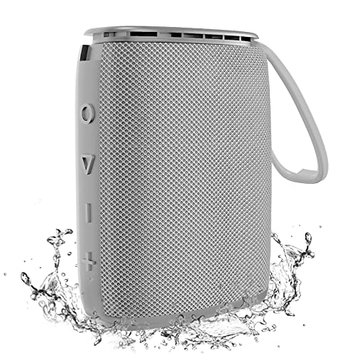 Bluetooth Speakers, Hadisala H3 Portable Wireless Speaker Bluetooth 5.0 with Rich Bass HD Stereo Sound 15H Playtime USB-C Charge, Waterproof Speaker TWS Pairing for Home, Outdoors, Travel-Gery | The Storepaperoomates Retail Market - Fast Affordable Shopping