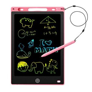 LCD Writing Tablet Toddler Doodle Board Toys, 10inch Colorful Magnetic Drawing Tablet Writing Drawing Pad, Kids Birthday Gifts Educational and Learning Toys for 3 4 5 6 7 8 Year Old Girls Boys