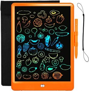 Drawing Pad LCD Writing Tablet for Kids Doodle Board with Bag, Electronic Digital Colorful Screen Drawing Tablet, LEYAOYAO Activity Games Gifts Drawing Board, Office & Homeschool Supplies