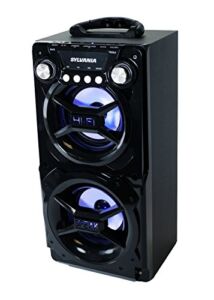 LEDVANCE Sylvania Portable Bluetooth Speaker, Black, 7 x 8.2 x 15.5 inches (SP328-BLACK)
