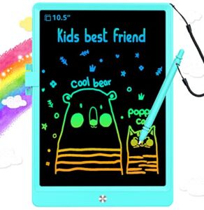 LCD Writing Tablet Doodle Board,10.5 inch Colorful Drawing Pad,Electronic Drawing Tablet, Drawing Pads,Travel Gifts for Kids Ages 3 4 5 6 7 8 Year Old Girls Boys (Blue)