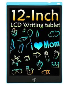 LCD Writing Tablet Toddler Toys, 12 Inch Doodle Board Drawing Pad Gifts for Kids, Boy Toy Drawing Board Christmas Birthday Gift, Drawing Tablet for Boys Girls 2 3 4 5 6 Years Old