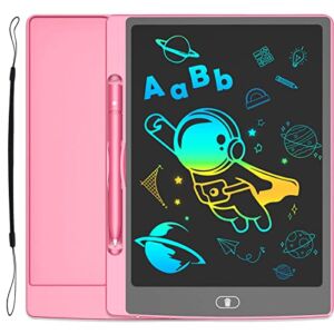 LCD Writing Tablet for Kids, 8.5 Inch Doodle Board Drawing Pad for Kids Drawing Tablet Toys for 3-6 Years Old Girls Boys, Educational Drawing Board Gifts for 3 4 5 6 Year Old Boys Girls, Pink