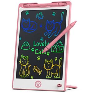 Kids Writing Tablet, Hockvill Toys for 3 4 5 6 7 Year Old Girls Boys, 8.8 Inch Colorful Doodle Board for Toddlers, Reusable Electronic Drawing Pad, Educational & Learning Birthday Gift for Children