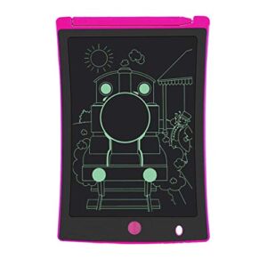 LCD Writing Tablet for Kids, 8.5-Inch Writing Board Doodle Board, Electronic Doodle Pads Drawing Writing Board Gift for Kids and Adults at Home,School and Office （Pink）
