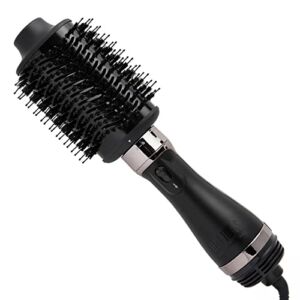 HOT TOOLS Professional Black Gold Detachable One-Step Volumizer and Hair Dryer, 2.8 inch Barrel