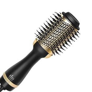 Hair Straightening Brush – 3 in1 Hair Dryer and Hot Air Brush, Professional Bl Electric Comb Straightener