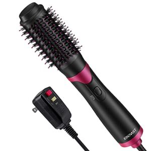 Hair Dryer Brush, One-Step Blow Dryer Brush 4 in 1 Hair Styler and Dryer, Hot Air Brush and Volumizer with Salon Negative Ionic for Fast Drying, Straightening & Curling