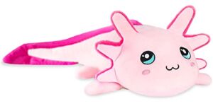 Large Axolotl Weighted Stuffed Animals for Anxiety Kids and Adults, 28 Inch 3.4Lb Weighted Axolotl Plush, Stress Relief Cuddle Plushie Toy for Kids Adults Birthday Christmas, Soft Axolotl Throw Pillow