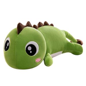 2 lbs Weighted Stuffed Animals for Anxiety,Weighted Dinosaur Plush, Cute Soft and Comfortable Dinosaur Stuffed Animal for Kids & Adults Birthday Gifts (2lb/33inch, Green)