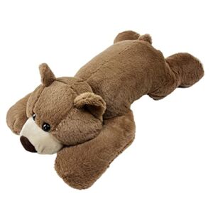 Bear Weighted Stuffed Animals, Hugging Pillow for Kids Gift – Brown Weighted Plush Animals Bear Plush 2.8lb, 23″ (Brown, 23″)