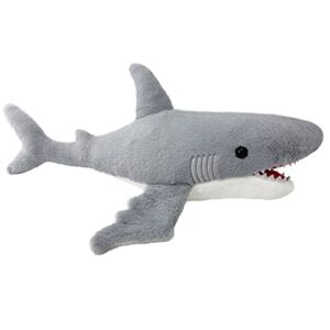 23 inch Weighted Plush Animals , 1.9 lbs, Shark Plush Sea Animal Hug Shark Plush for Anxiety Gifts Birthday (Gray)