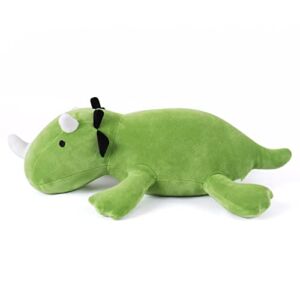 Valloowink 2 lbs 16 Inch Weighted Dinosaur Plush Green, Weighted Stuffed Animal Plush Pillow