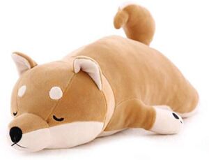 30” Shiba Inu Plush Stuffed Animal Dog Plush Pillow Hugging Pillow Sleeping Comfort Cushion Soft Plush Toy