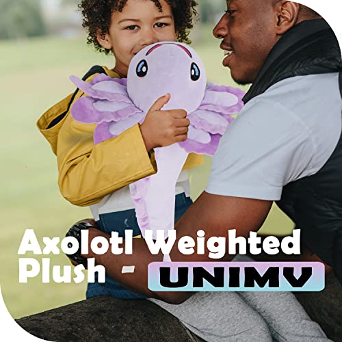 Axolotl Weighted Plush,25″ 1.7lbs Cute Stuffed Axolotl Weighted Plush Animal Axolotl Pillow Unique Plush Gift Collection for Kids (Purple, 25.5in) | The Storepaperoomates Retail Market - Fast Affordable Shopping