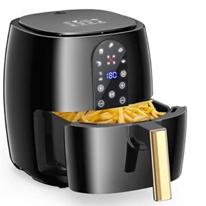 ZYOTRI Air Fryer, Air Fryer Oven Oil Free, 5 in 1 Hot Air Fryer with Digital LED Touch Screen, 5 Preset Cooking, Dishwasher Safe Basket, Air Fryer Included