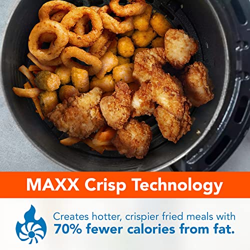 PowerXL Air Fryer Maxx Classic 4 QT , Special Edition 2022, Extra Hot Air Fry, Cook, Crisp, Broil, Roast, Bake, High Gloss Finish, Black (4 Quart) | The Storepaperoomates Retail Market - Fast Affordable Shopping