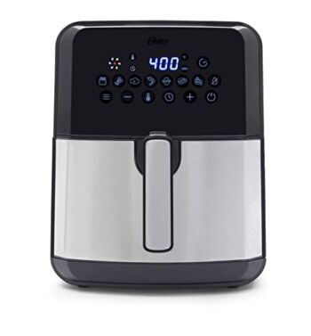 Oster DiamondForce Nonstick XL 5 Quart Digital Air Fryer, 8 Functions with Digital Touchscreen | The Storepaperoomates Retail Market - Fast Affordable Shopping