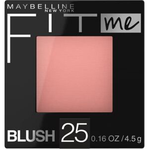 Maybelline Fit Me Blush, Lightweight, Smooth, Blendable, Long-lasting All-Day Face Enhancing Makeup Color, Pink, 1 Count