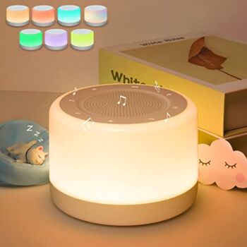 White Noise Machine for Sleeping Baby Adults, winshine Sound Machine Kids Night Light 32 High Fidelity Soothing Sounds & 7 Colors Light, Timer Feature, Headphones Jack Sleep Noise Maker | The Storepaperoomates Retail Market - Fast Affordable Shopping