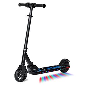 Electric Scooter 150W Motor & 10MPH Top Speed for Kids,3 Level Adjustable Speeds & Heights,Foldable,Lightweight for Teens,Boys and Girls UL Certified