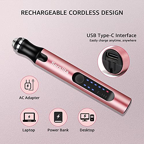 Sersllta Electric Nail Drill Machine, Rechargeable Cordless Electric Nail File Portable efile Professional Nail Drill Kit for Acrylic Nails, Gel Nails, Home and Salon Use (Rose Gold) | The Storepaperoomates Retail Market - Fast Affordable Shopping