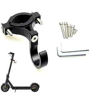 YBang Aluminum Alloy Hook, Metal Front Hook for Xiaomi Mi 3/1S/PRO 2 for Segway Ninebot Max G30 Series Electric Scooter, Universal Multifunctional Hook Scooter Bicycle Accessories (Black)