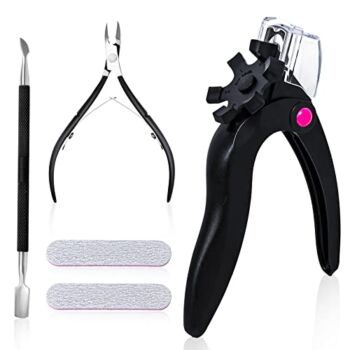 5 Pieces Nail Art Tools Set, Acrylic Nail Clippers with Cuticle Trimmer Nipper Scissor, Cuticle Pushers, Nail Files Manicure Tool Nail Cutters 4 in 1 Kit for Salon Home Nail Art | The Storepaperoomates Retail Market - Fast Affordable Shopping