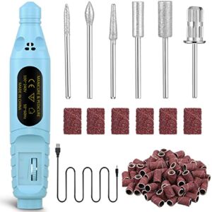 Electric Nail Drill Portable Flawless Salon Nails Kit, Electronic Nail File and Full Manicure and Pedicure Tool