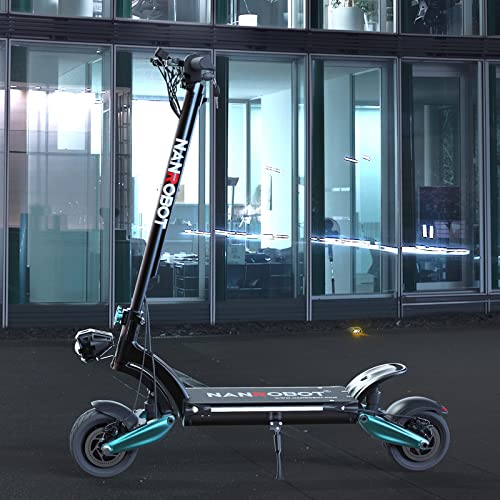 NANROBOT Electric Scooter Adults Lightning, Portable Commuting Scooter Electric Adults, Scooter Electric for Adults Upgraded 1600W Motor, 25 Miles Range & 30 MPH Speed | The Storepaperoomates Retail Market - Fast Affordable Shopping
