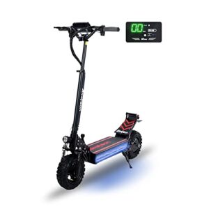 Electric Kick Scooter for Adults – 2500W Motor, Up to 30 MPH & 20-30 Miles, 48V/16AH, 11” Heavy Duty Vacuum Off-Road Tire, Disc Braking, Adult Electric