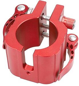 YBang Folding Hinge Clamp for Zero 8X 10X 11X / SPEEDUAL Series 8 “10” 11″ for Dualtron DT3 Spider Thunder Electric Scooter Ring Clasp Circle Buckle Lock (Red)