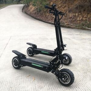 FLJ 5600w/60v Two Wheel 11in. Folding Off Road Electric Scooter Fast Worldwide Shipping Available